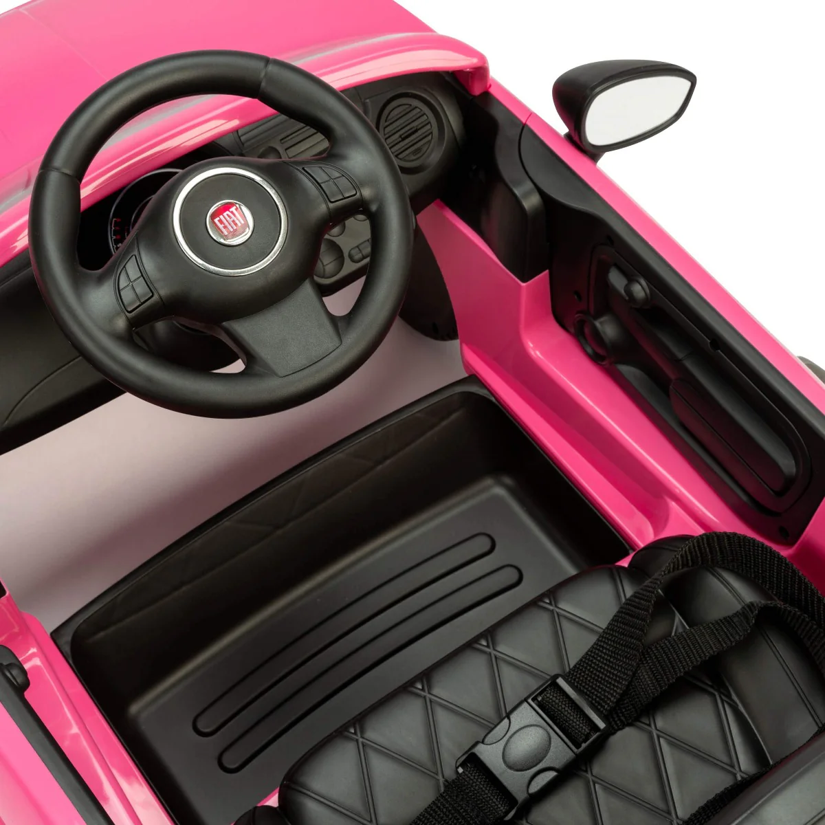 FIAT 500 Pushing Car Pink 3622 - Image 6