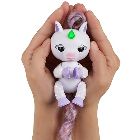 Fingerlings Baby Narwhal Nelly The Light Up Mood Unicorn 36990 - Image 2