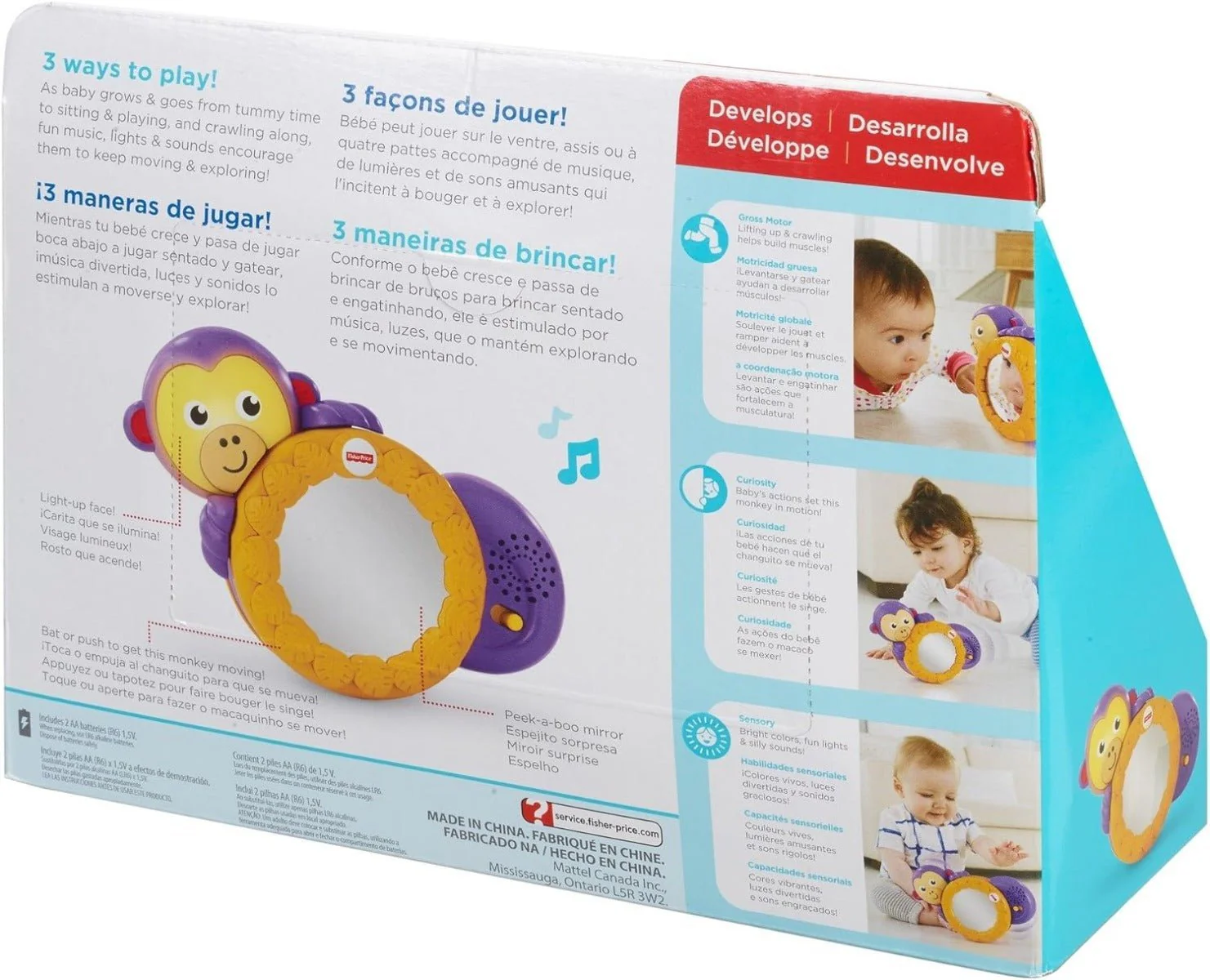 Fisher Price 1-2-3 Crawl Along Monkey FHF75 - Image 7