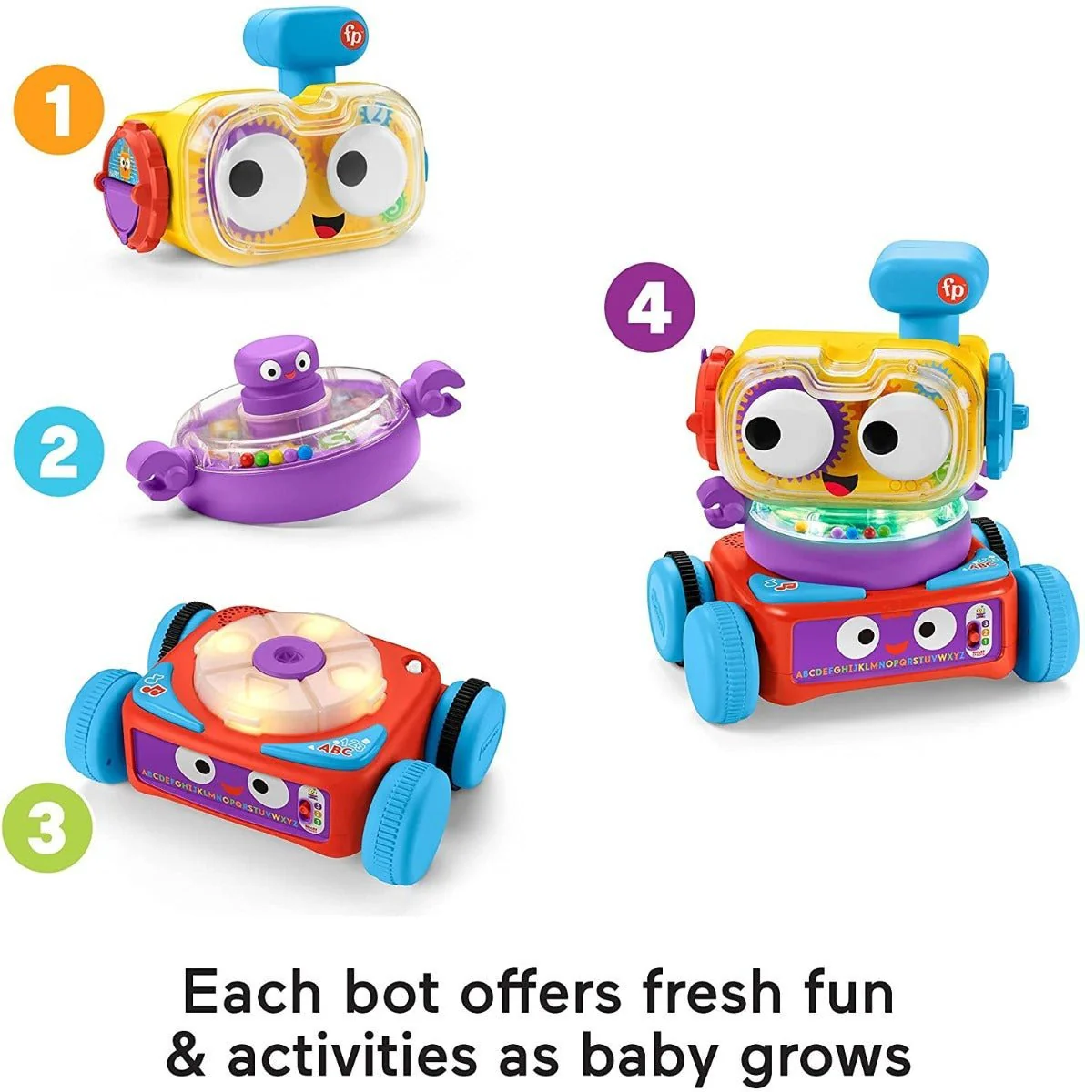 Fisher Price 4-in-1 Ultimate Learning Bot HBB04 - Image 3