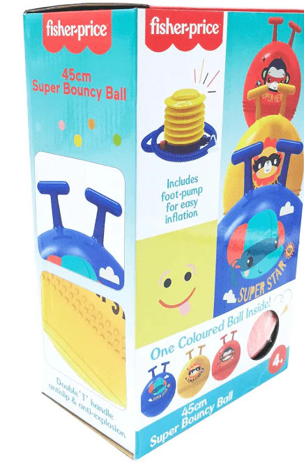 Fisher-Price Bouncy Ball with Pump 45cm F0960