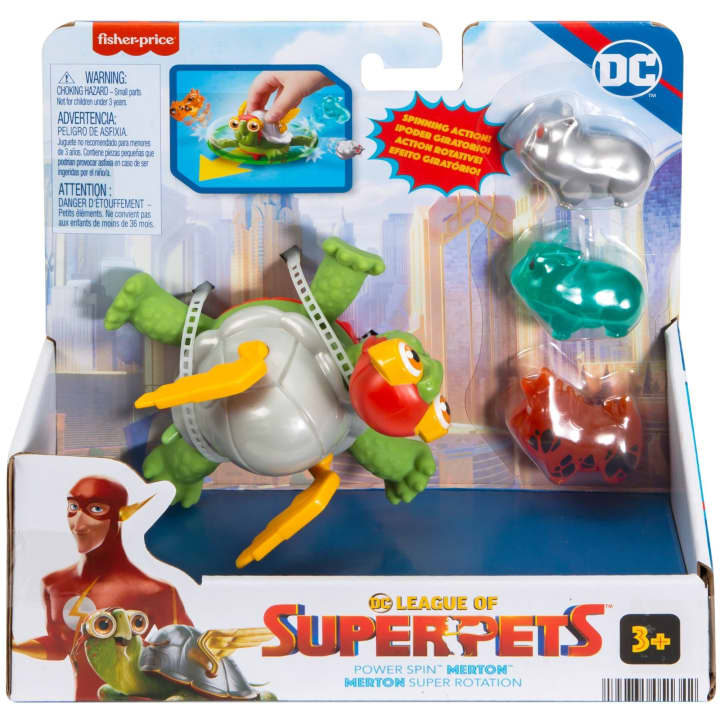 Fisher-Price Imaginext League of Super Pets Power Spin Merton HGL10/HGL08 - Image 2