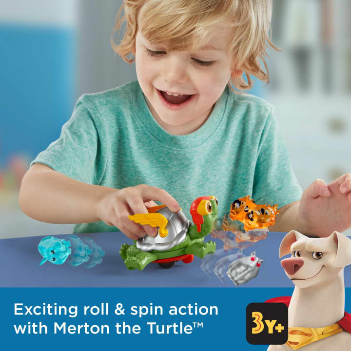 Fisher-Price Imaginext League of Super Pets Power Spin Merton HGL10/HGL08 - Image 6