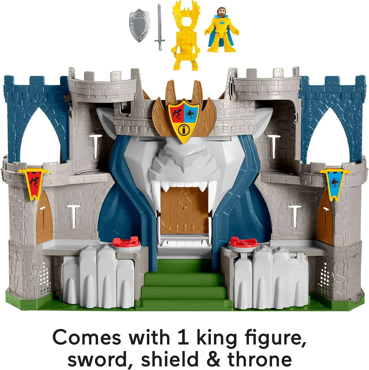 Fisher-Price Imaginext The Lion's Kingdom Castle Medieval-Themed HCG45 - Image 3