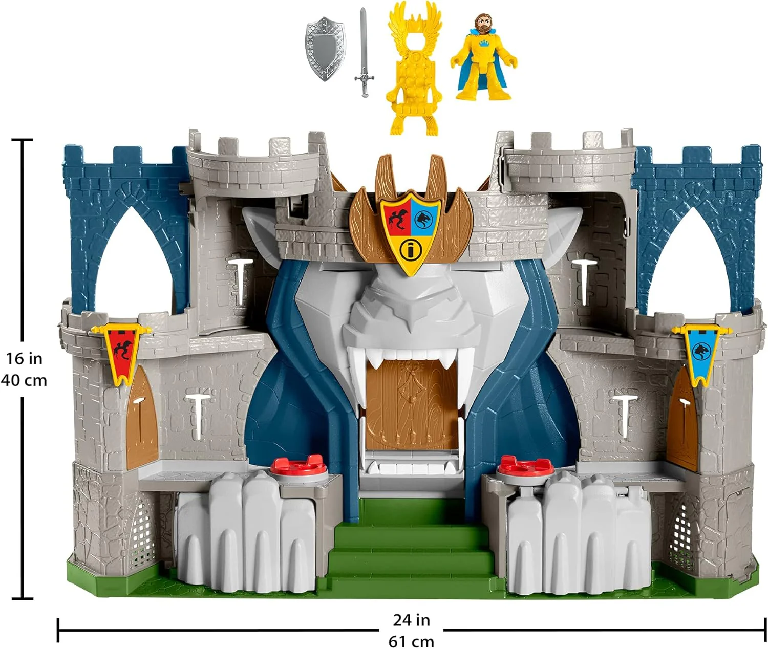Fisher-Price Imaginext The Lion's Kingdom Castle Medieval-Themed HCG45 - Image 7