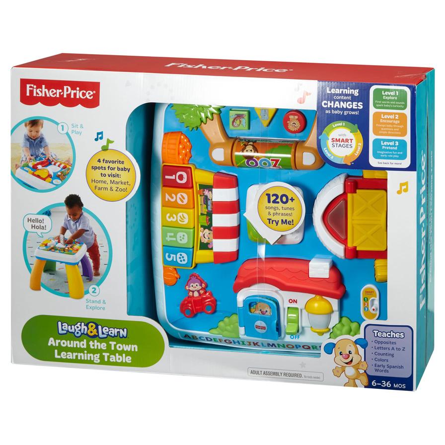 Fisher-Price Laugh & Learn Around the Town Learning Table DHC45