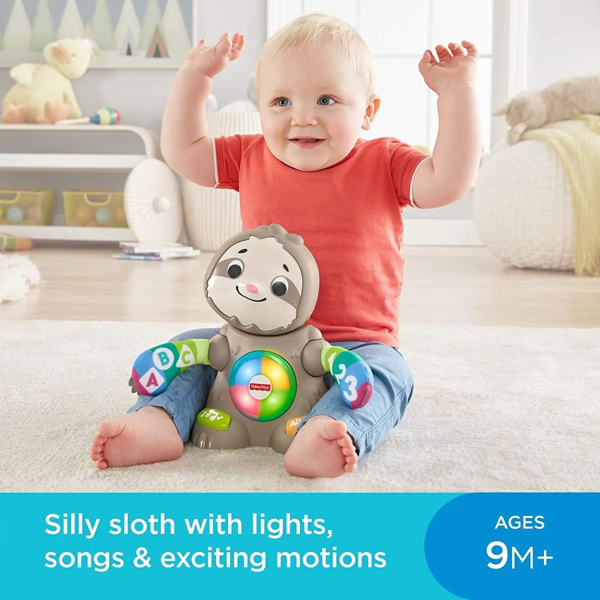 Fisher Price Linkimals Smooth Moves Sloth GHR18 - Image 3