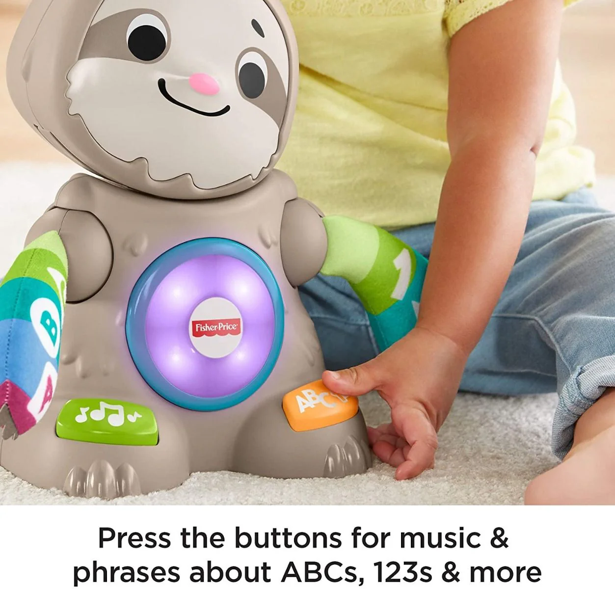 Fisher Price Linkimals Smooth Moves Sloth GHR18 - Image 4