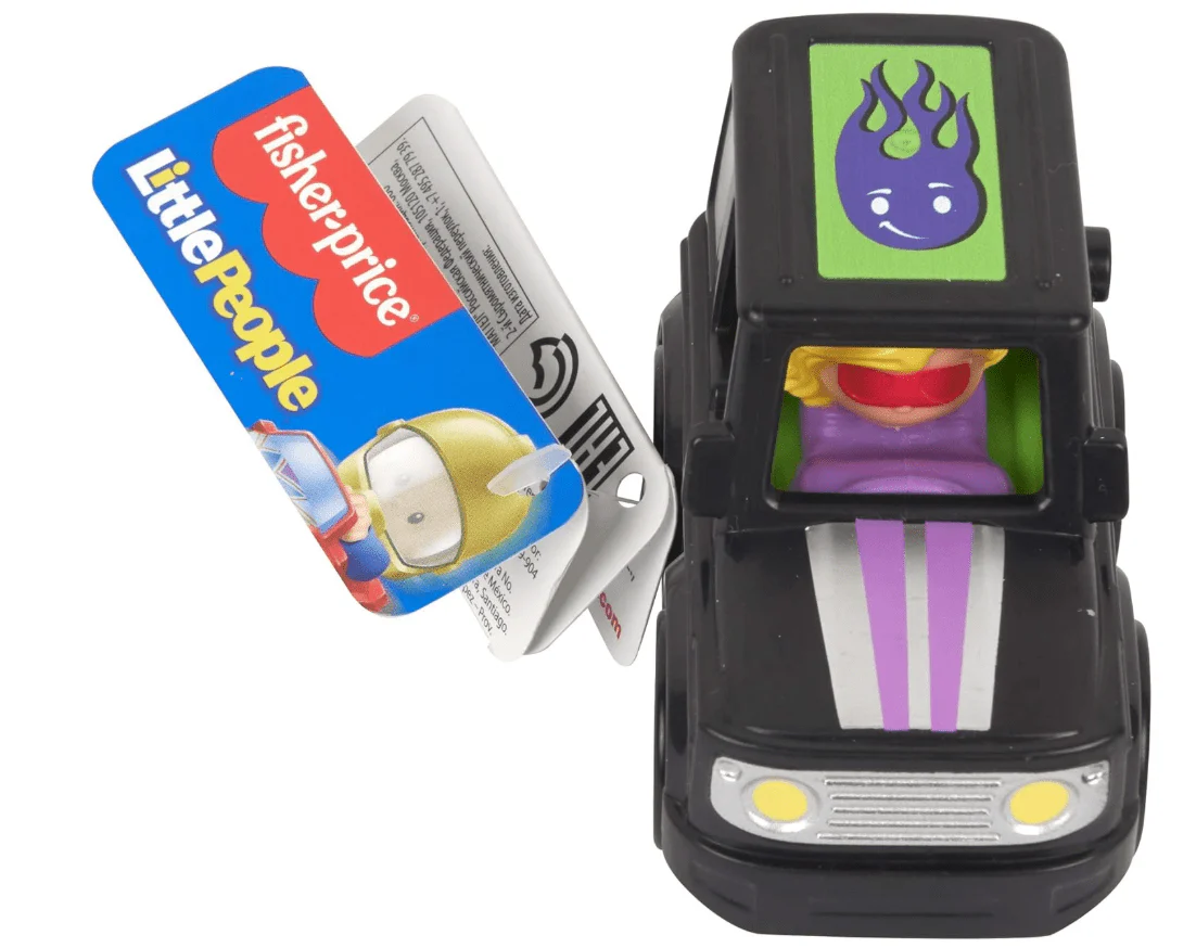 Fisher Price Little People Wheelies Black SUV GMJ14/GMJ24 - Image 3