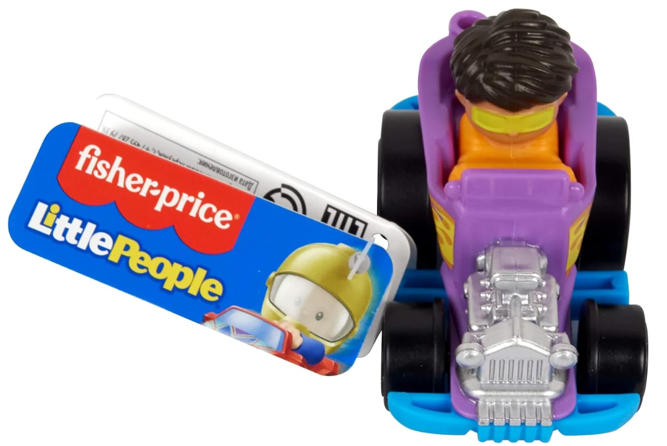 Fisher-Price Little People Wheelies Blue Hot Rod With Figure GMJ18/GMJ25 - Image 2