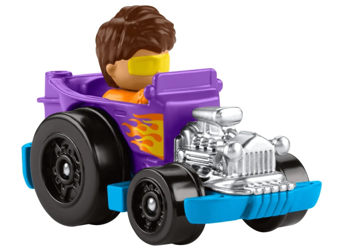 Fisher-Price Little People Wheelies Blue Hot Rod With Figure GMJ18/GMJ25 - Image 3