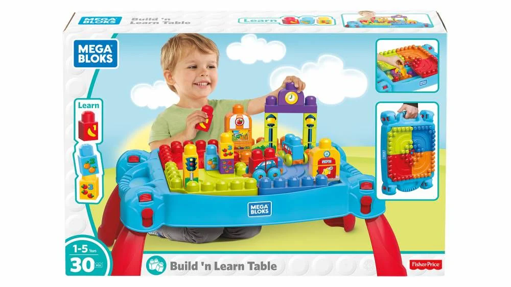 Fisher-Price Mega Bloks Build n Learn Table FGV05 - Image 5