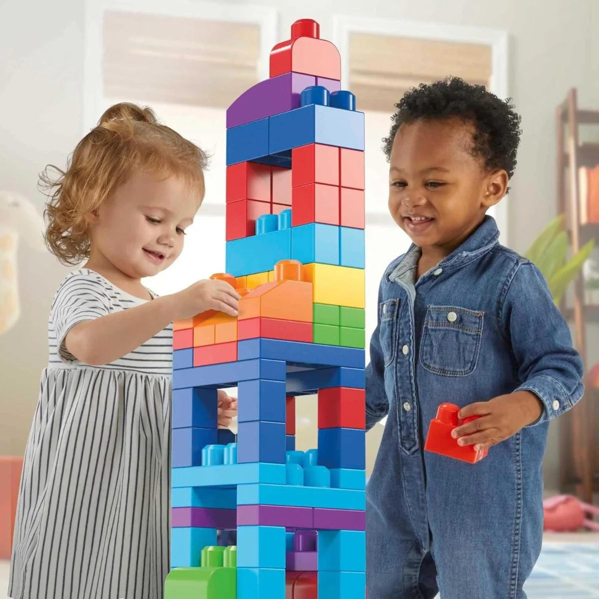 Fisher-Price Mega Bloks First Builders Big Building Bag 80 pcs DCH63 - Image 6