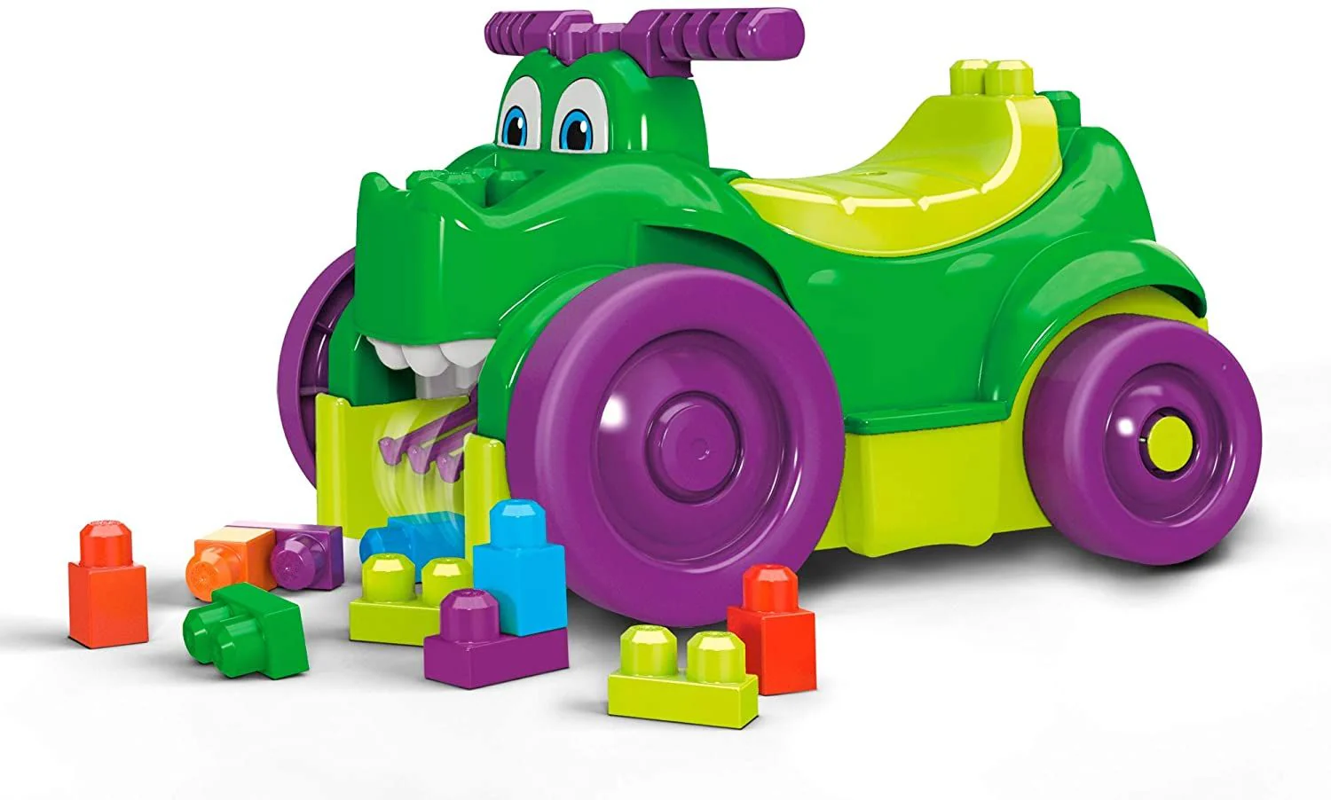 Fisher-Price Mega Bloks Ride n Chomp Croc Ride-on GFG22 - Image 4