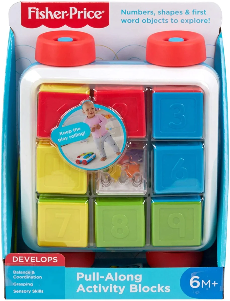 Fisher-Price Pull Along Activity Blocks GJW10