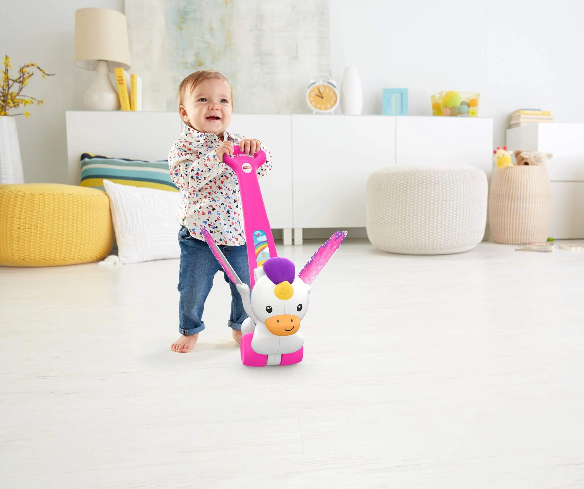 Fisher Price Push & Flutter Unicorn GCV72 - Image 2