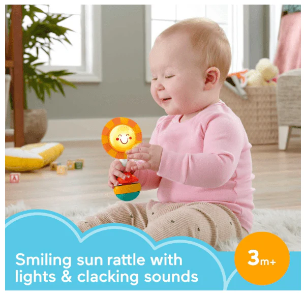 Fisher-Price Shake & Shine Sun Rattle HBP47 - Image 3