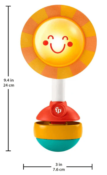 Fisher-Price Shake & Shine Sun Rattle HBP47 - Image 6