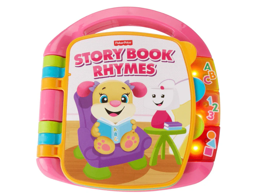 Fisher Price Laugh & Learn Storybook Rhymes Pink DGG70 - Image 4