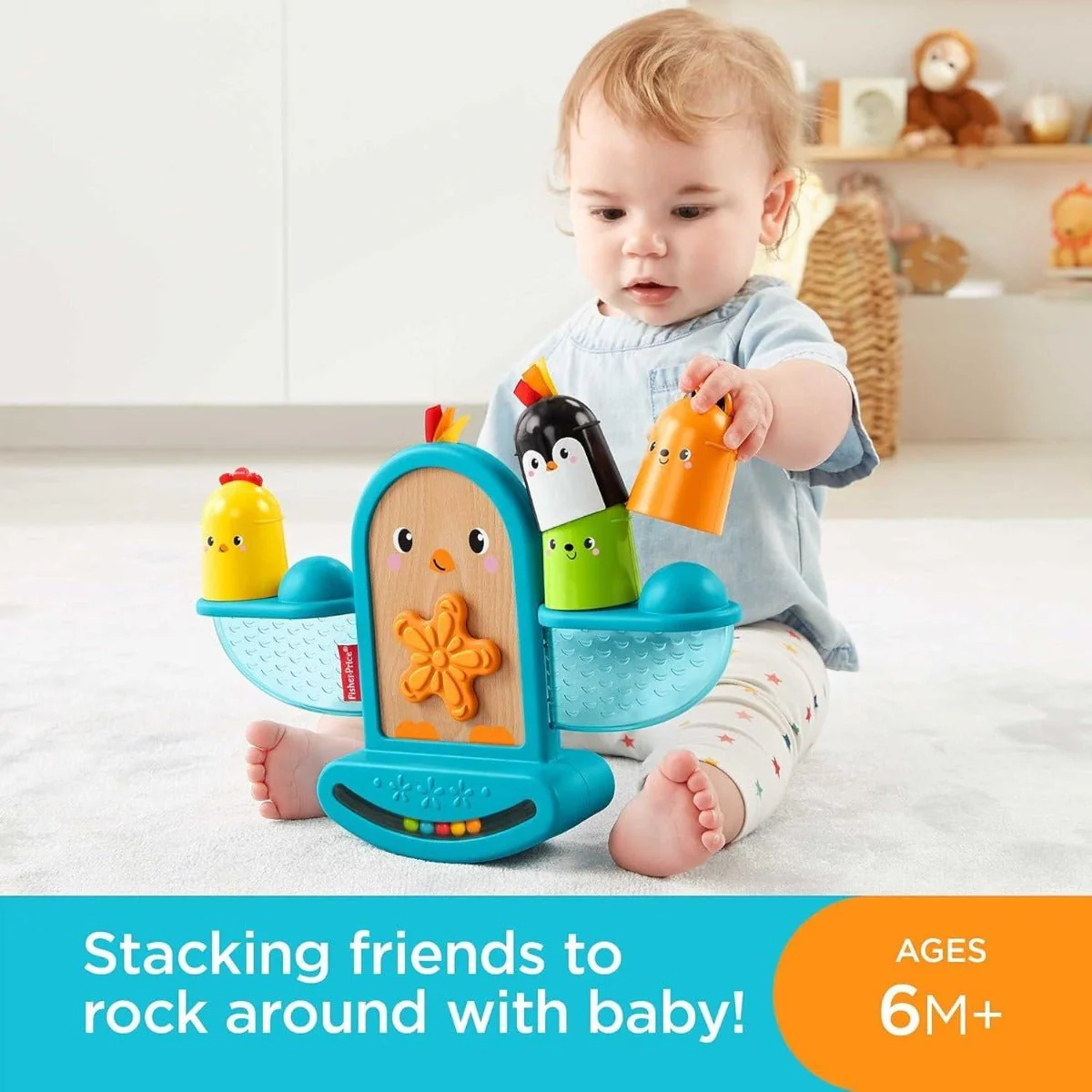 Fisher Price Stack and Rattle Birdie GJW26 - Image 2