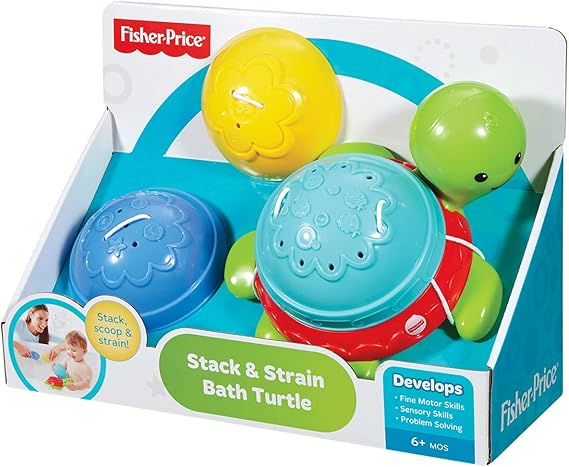 Fisher Price Stack & Strain Bath Turtle DHW16