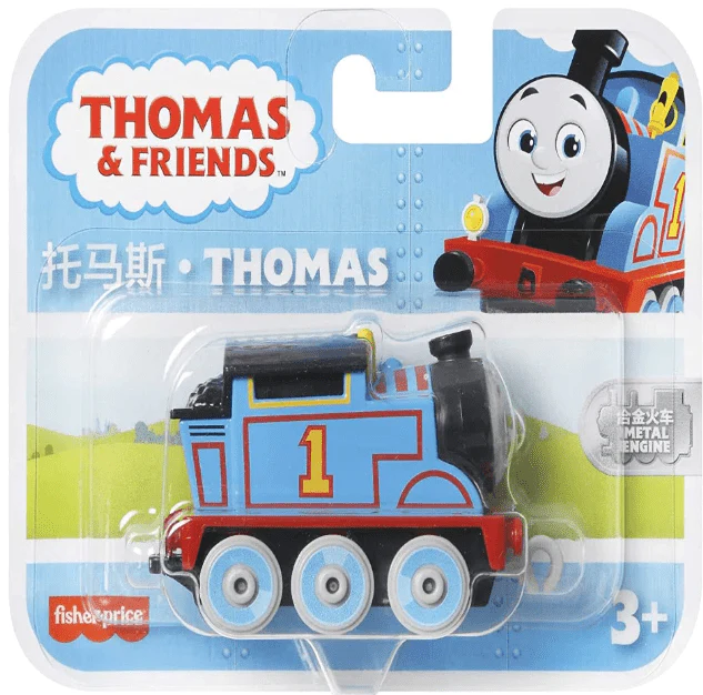 Fisher Price Thomas and Friends Push Along Small Engine - Thomas HBX91/HFX89 - Image 2