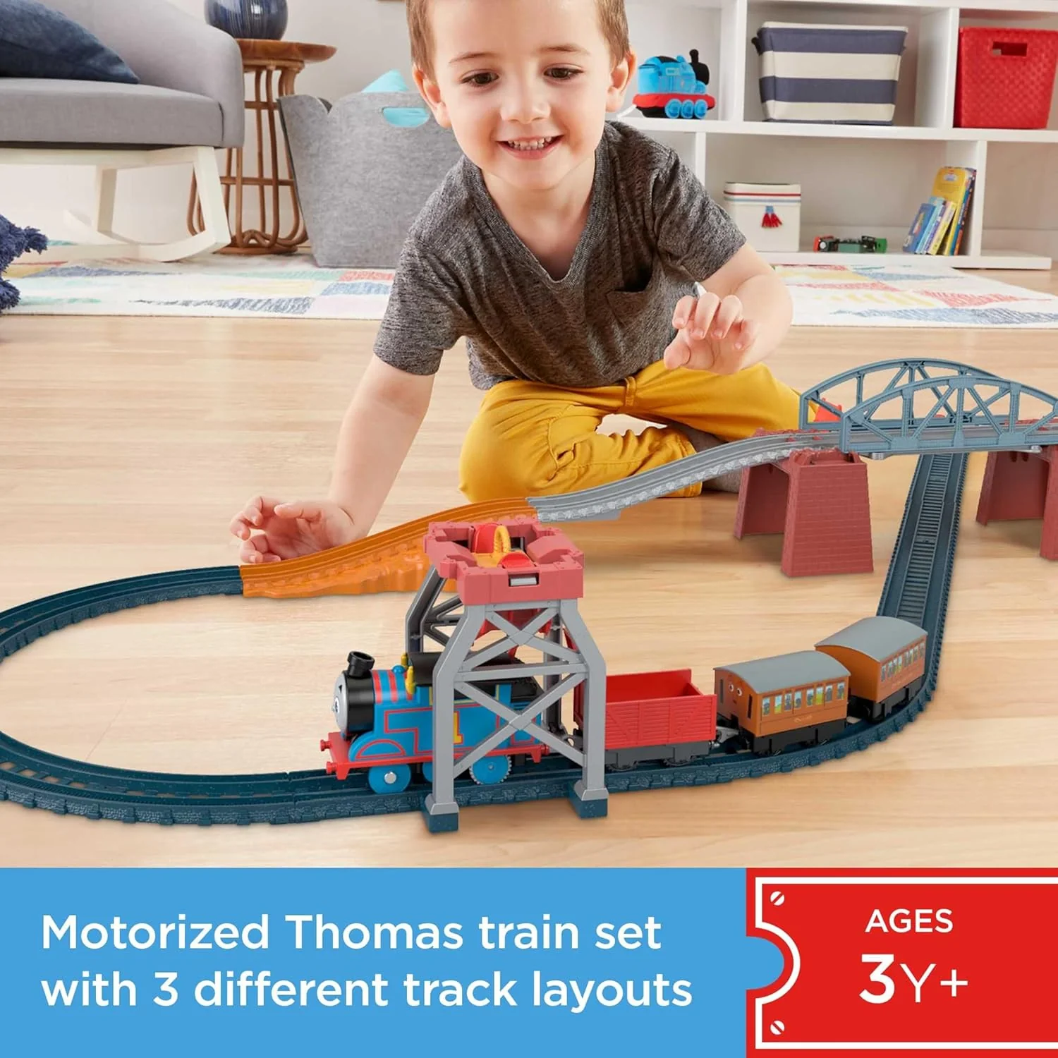 Fisher Price Thomas & Friends Motorized 3in1 Package Pickup - Image 4