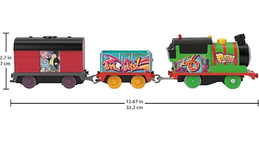 Thomas & Friends Motorized Graffiti Percy HTN41/HFX97 - Image 2