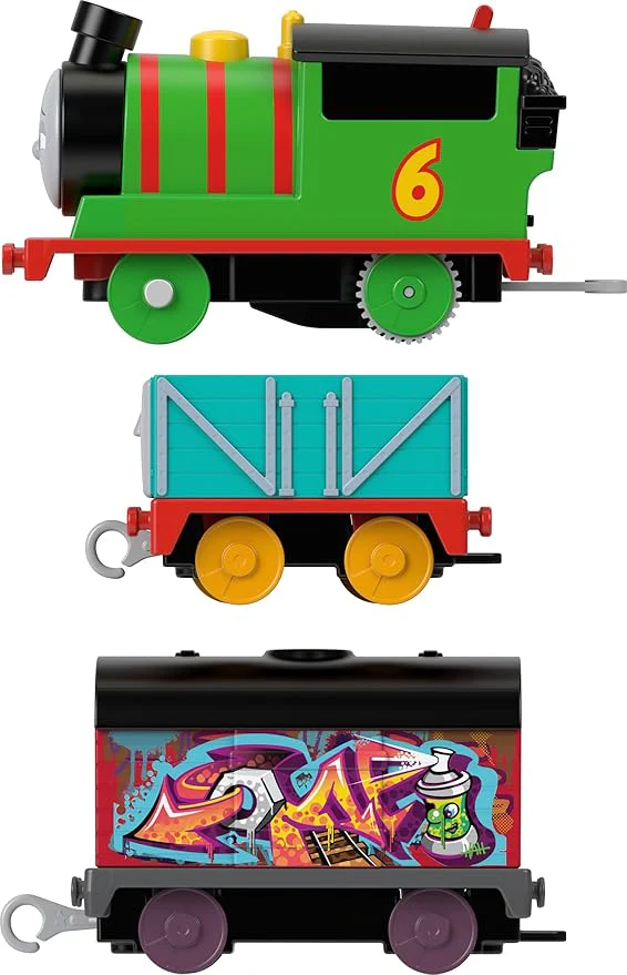 Thomas & Friends Motorized Graffiti Percy HTN41/HFX97 - Image 4