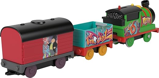 Thomas & Friends Motorized Graffiti Percy HTN41/HFX97 - Image 6