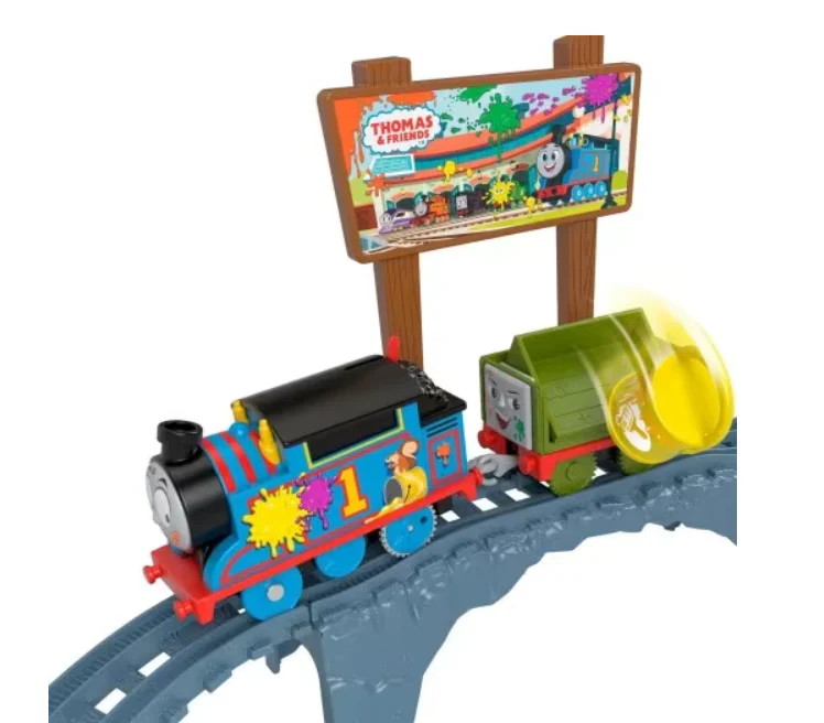 Fisher Price Thomas & Friends Motorized Paint Delivery Set - Image 3