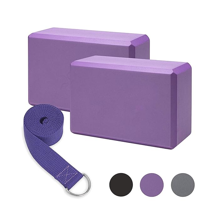 Fitness Set Yoga Mat/Yoga Brick/Yoga Strap 8290 - Image 2