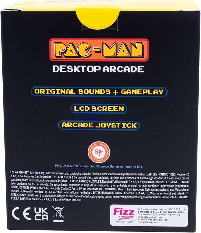 Fizz Creation Pac-Man Desktop Arcade 320120 - Image 8