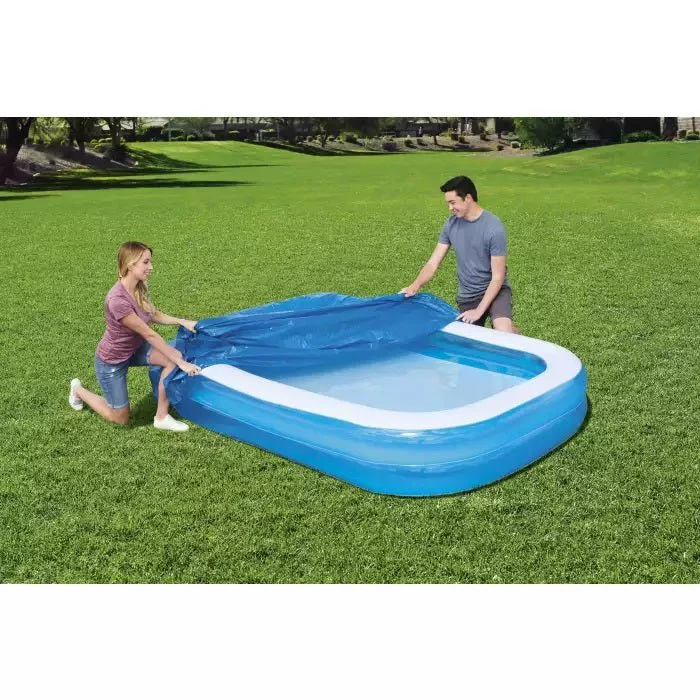 Flowclear PE Tarpaulin Pool Cover for Family Pools 262 x 175 x 51 cm 58319 - Image 2