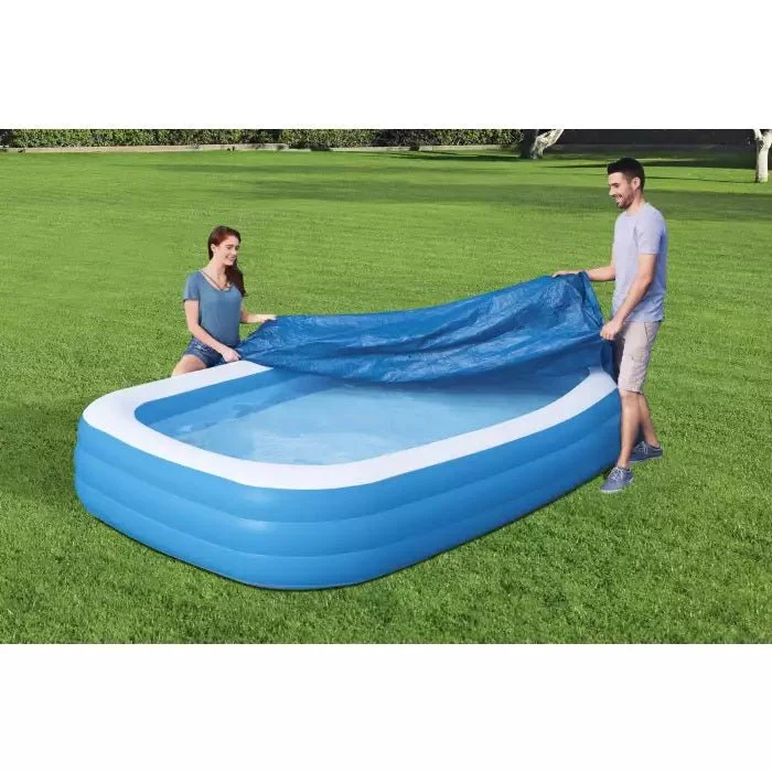 Flowclear PE Tarpaulin Pool Cover for Family Pools 305 x 183 x 56 cm 58108 - Image 3