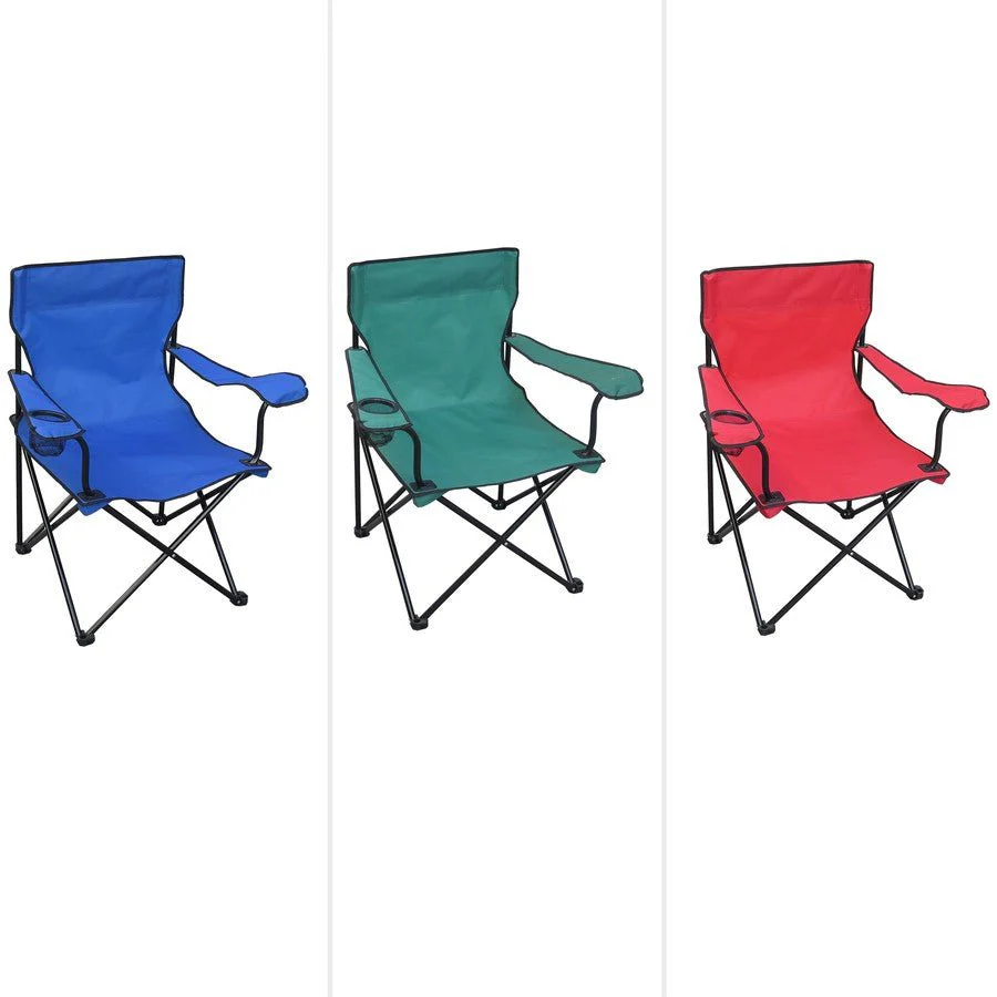 Folding Beach Chair Asstd. 0524-4