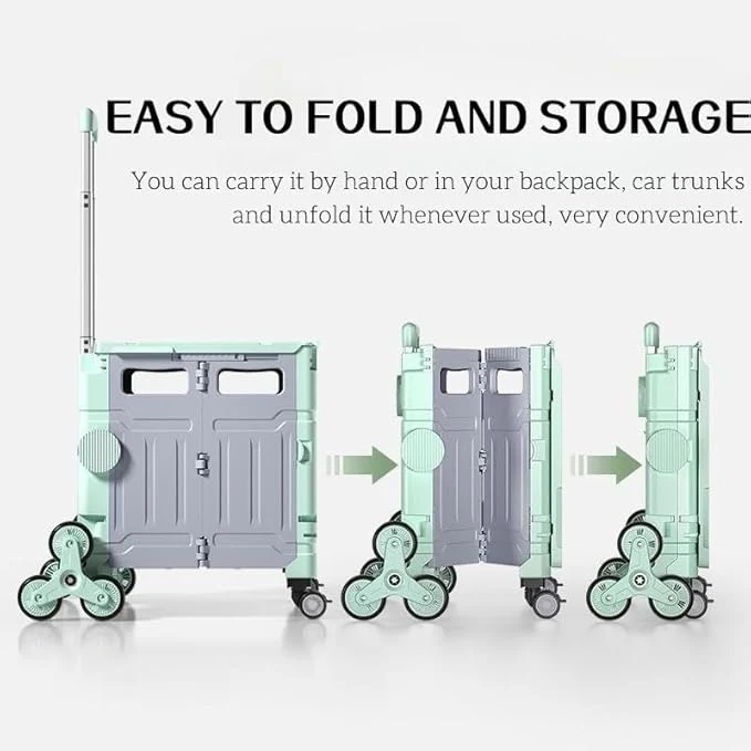 Folding Carriage 8IN Green - Image 4