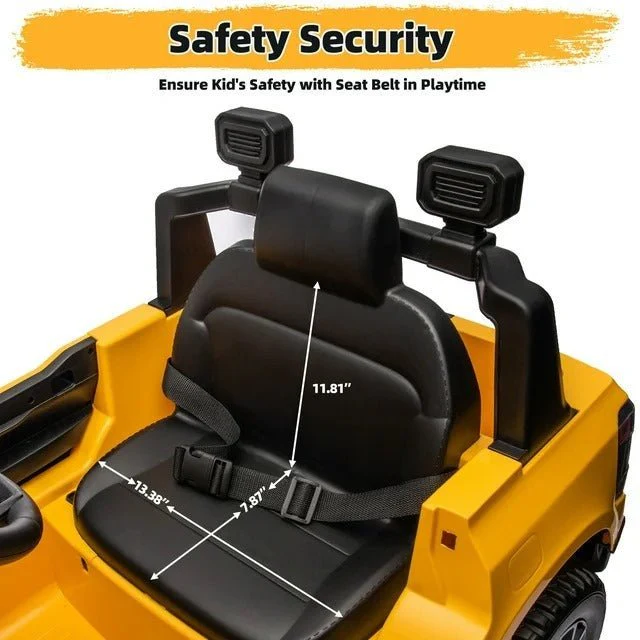 Ford Ranger Electric Ride On 12V Yellow LB-707L - Image 4