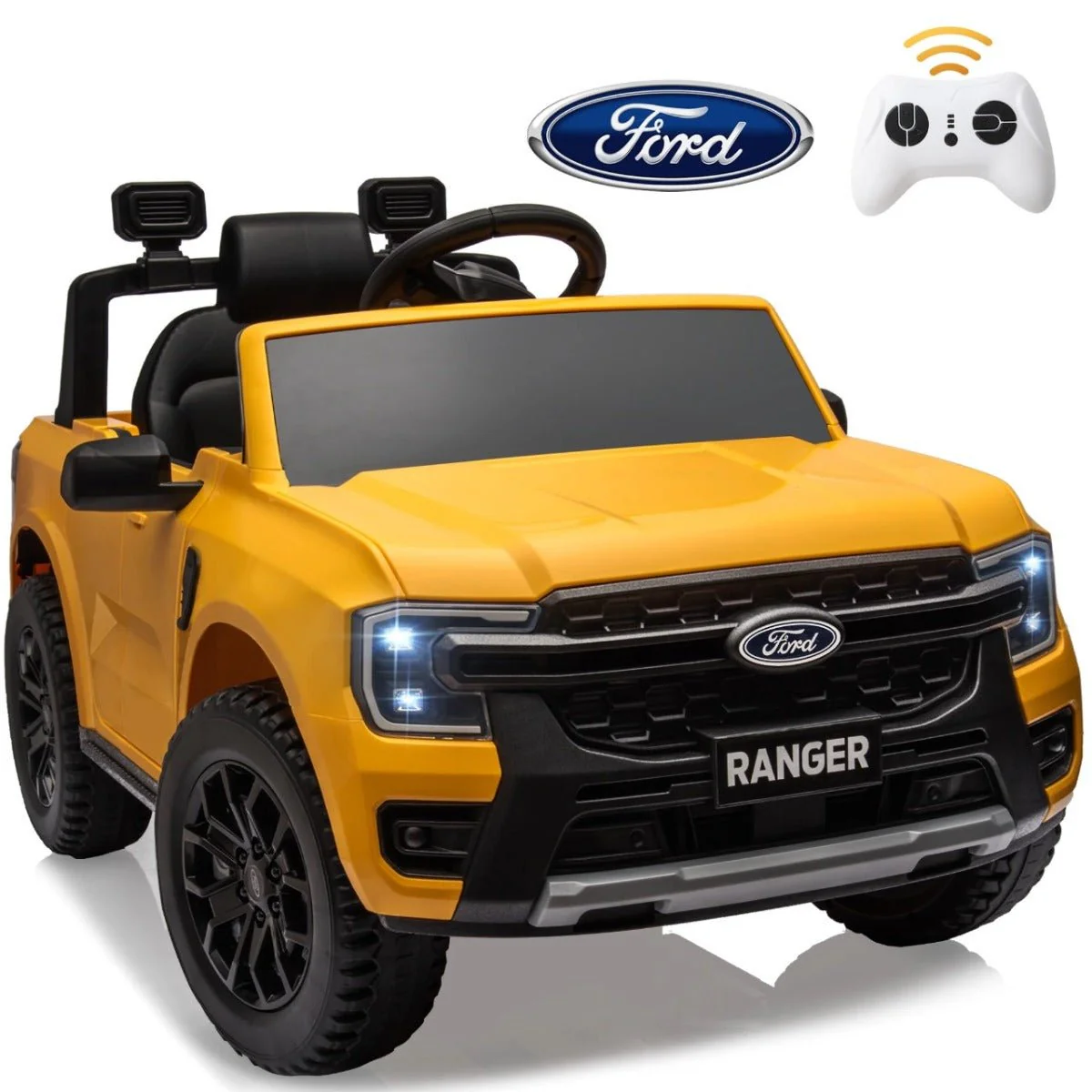 Ford Ranger Electric Ride On 12V Yellow LB-707L - Image 7