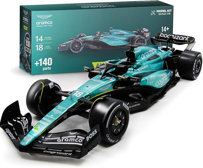 RW Aston Martin Aramco Formula One RC Car 1:18 Scale RW5118