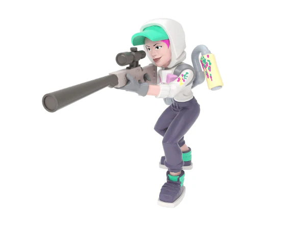 Fortnite Epic Games Battle Royale Collection Love Ranger & Teknique 63532 - Image 3