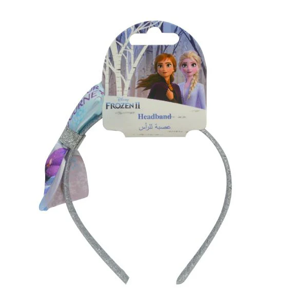 Frozen Headband With Printed Big Bow