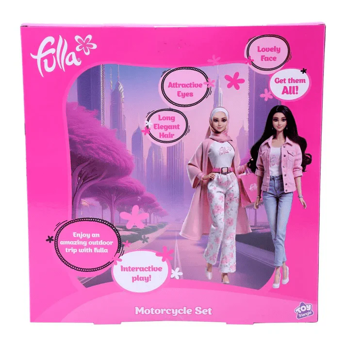 Fulla Doll With Motorcycle Set FUL-698087 - Image 3