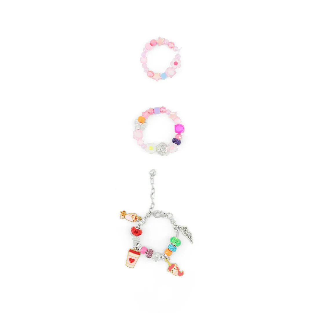 Fulla Shine & Sparkle Jewelry 5-in-1 DIY Craft Set for Girls – 138+ Pieces, Ages 3+ - Image 3