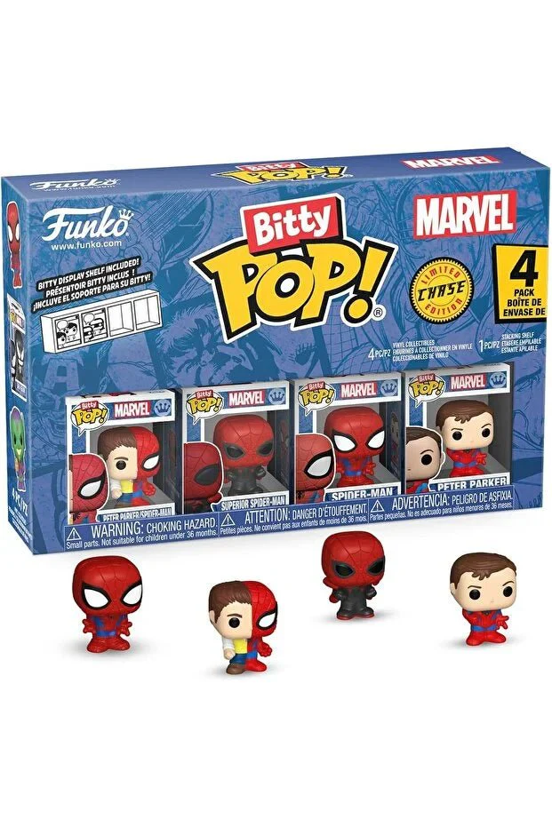 Funko Bitty Pop! Marvel: Spider-Man - Parker Split 4-Pack FU85704 - Image 2