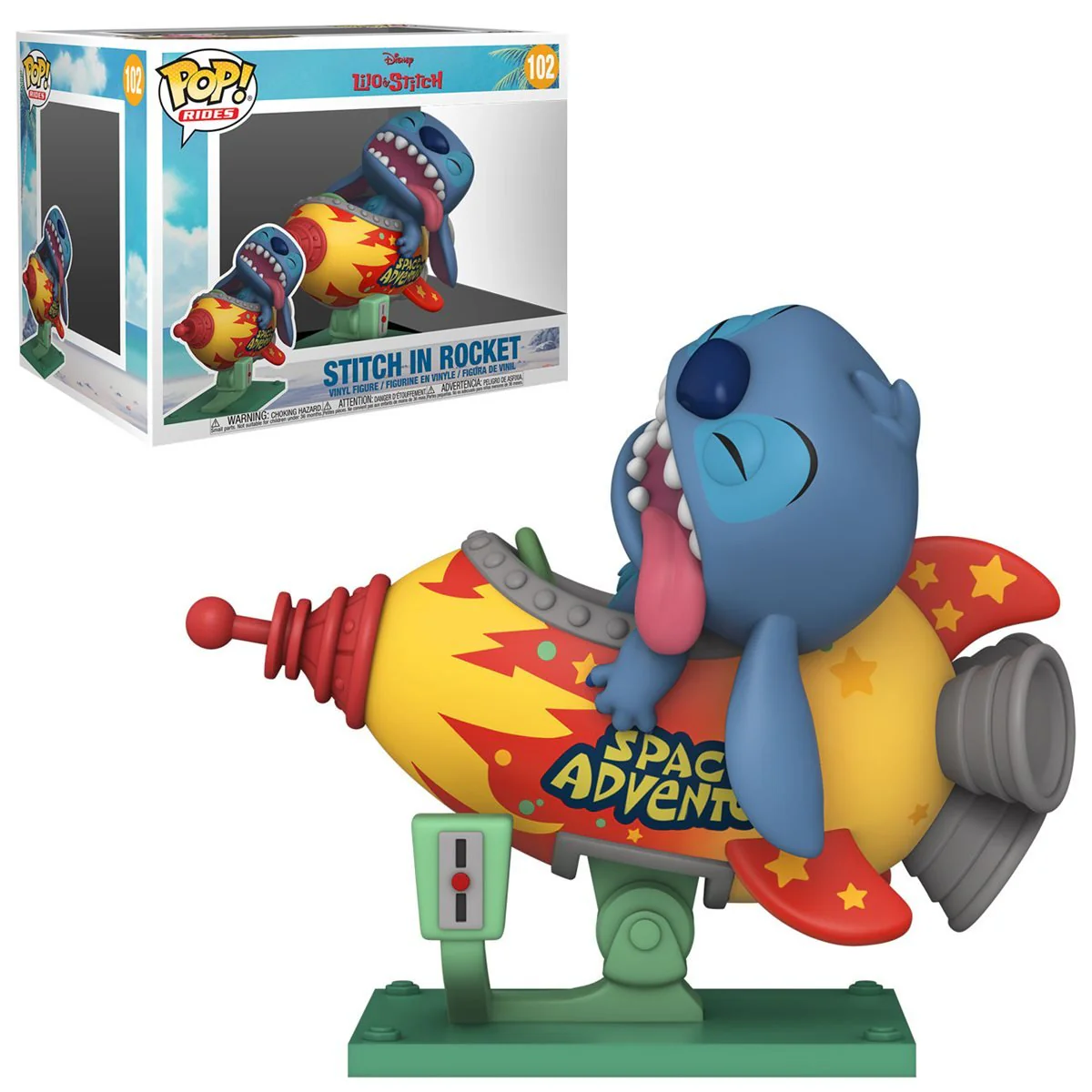 Funko Pop Rides! Disney: Lilo & Stitch - Stitch Rocket Super Deluxe FU55620