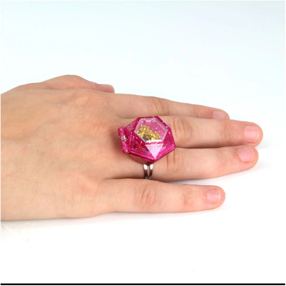 Funlockets Mysterious Ring with Charms and Glitter Random Model S18250AE - Image 4
