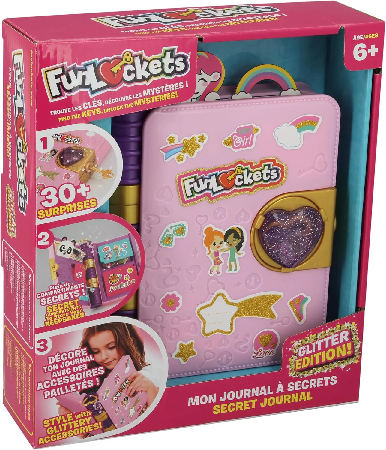 Funlockets Secret Journal Glitter Edition S20223