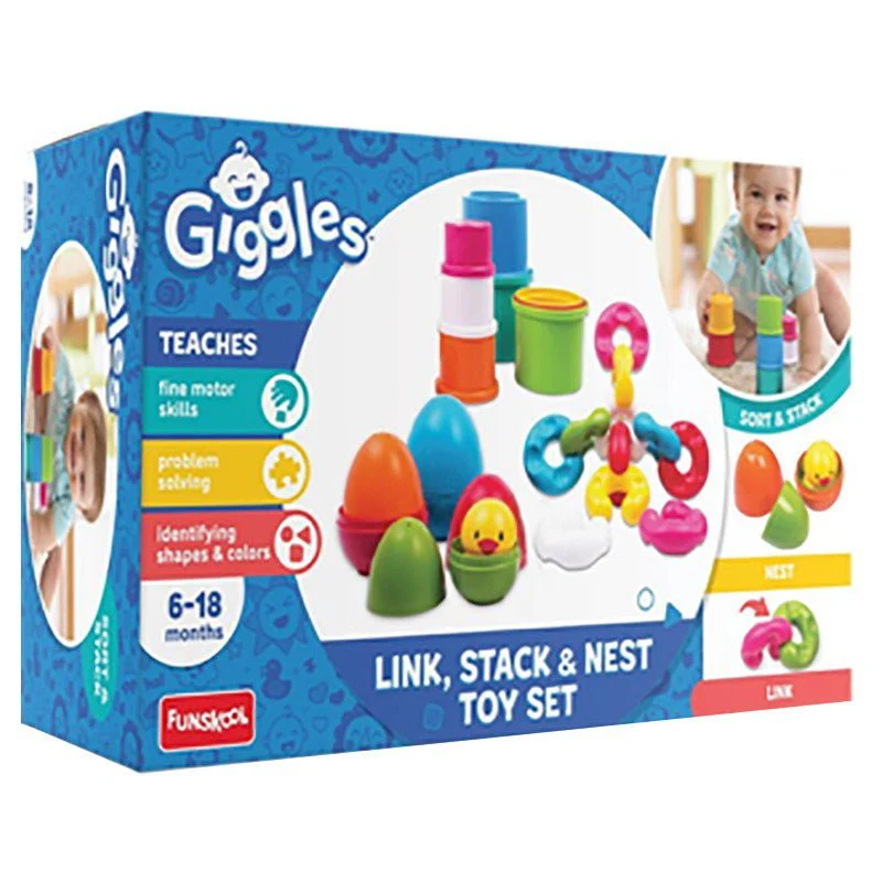 Funskool Giggles Link Stack & Nest Toy Set 2100300