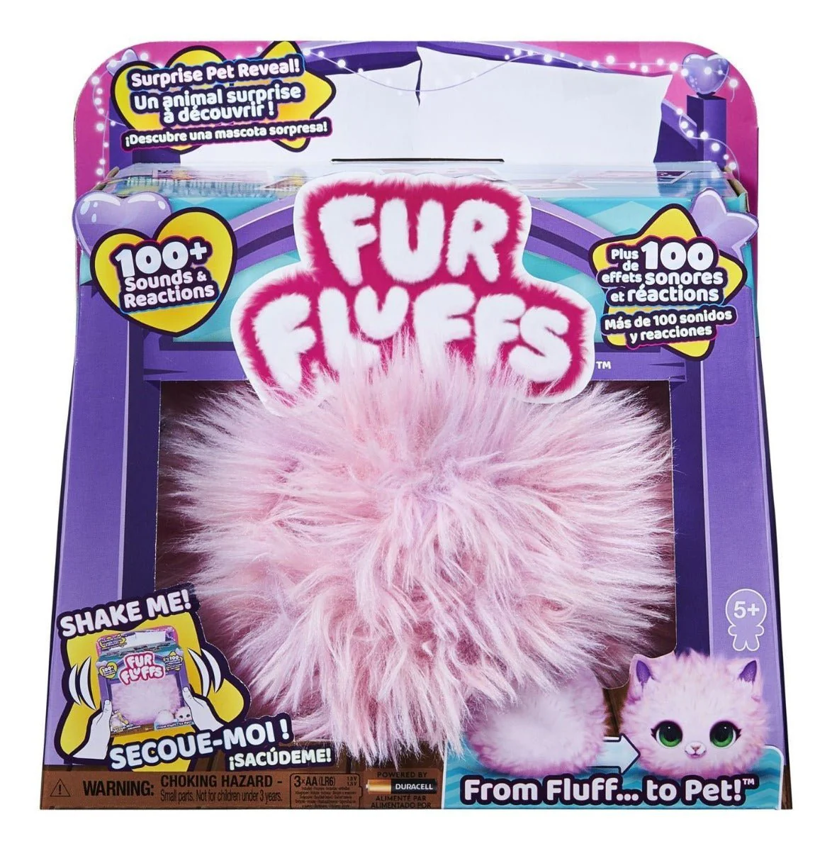 Furfluffs Kitty Fluffy Interactive Pet with Sounds 6065307